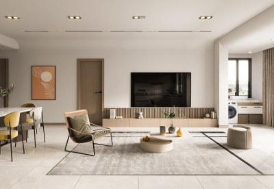 现代客餐厅3D模型下载